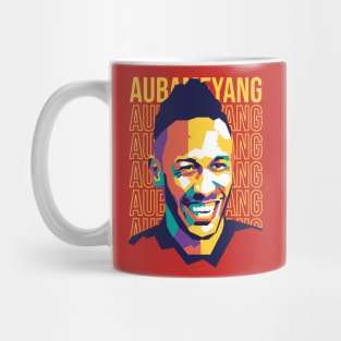 Aubameyang On WPAP Mug